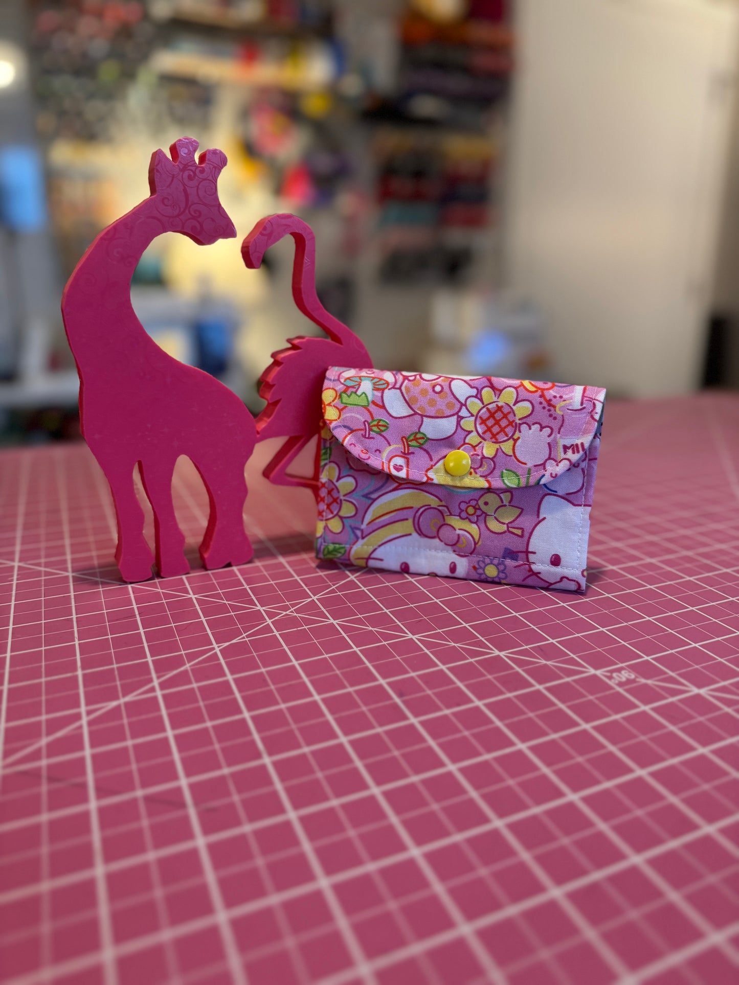 Fabric Wallet - Hello Kitty
