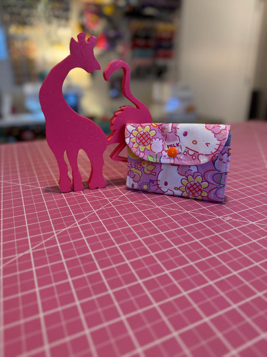 Fabric Wallet - Hello Kitty