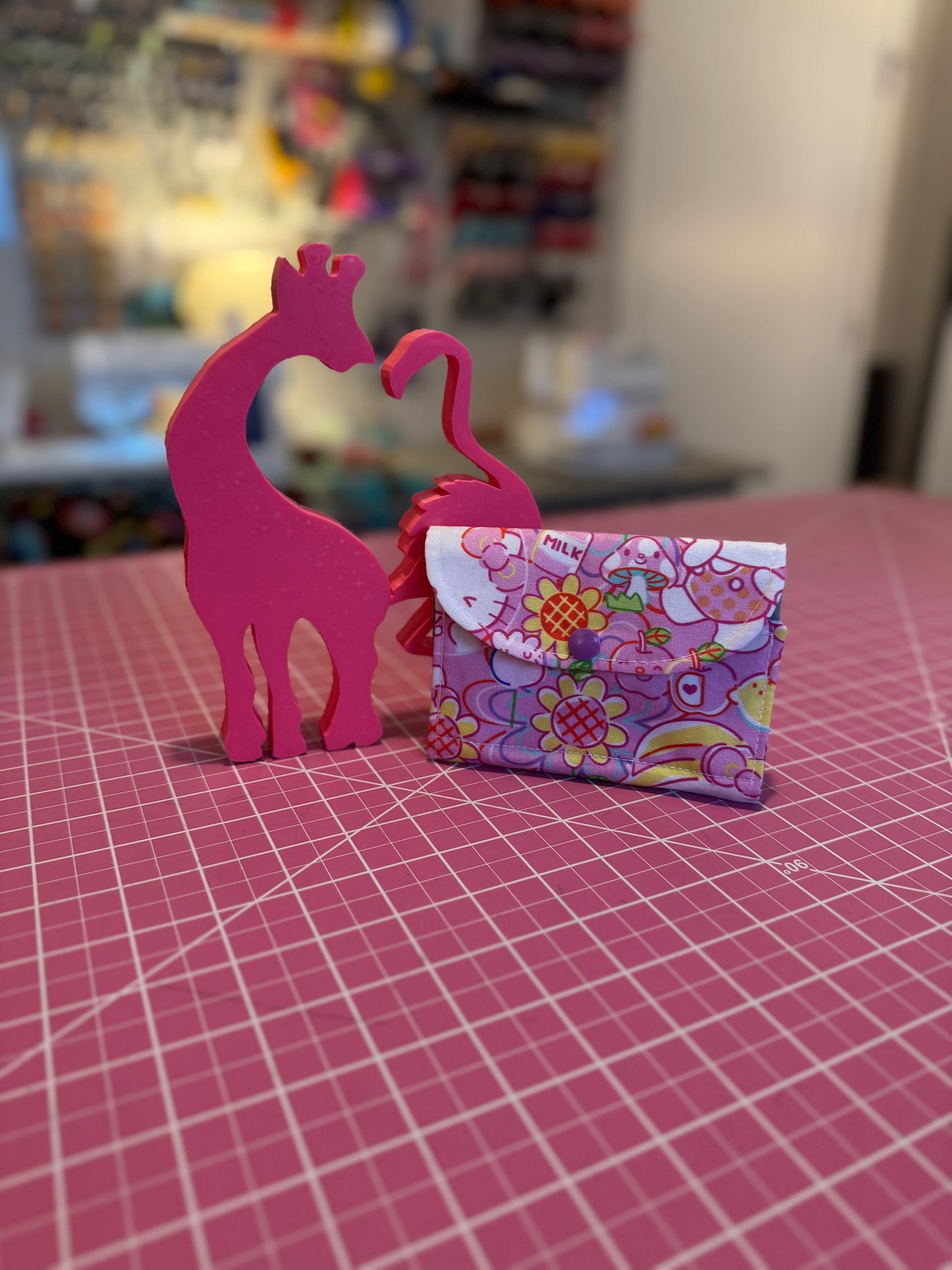 Fabric Wallet - Hello Kitty