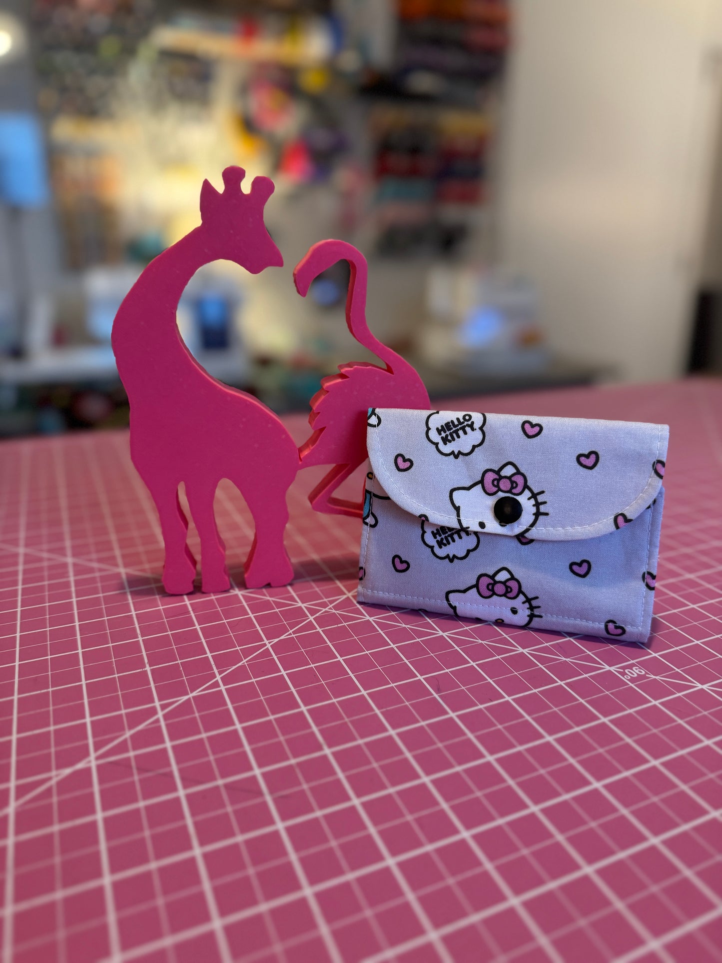 Fabric Wallet - Hello Kitty