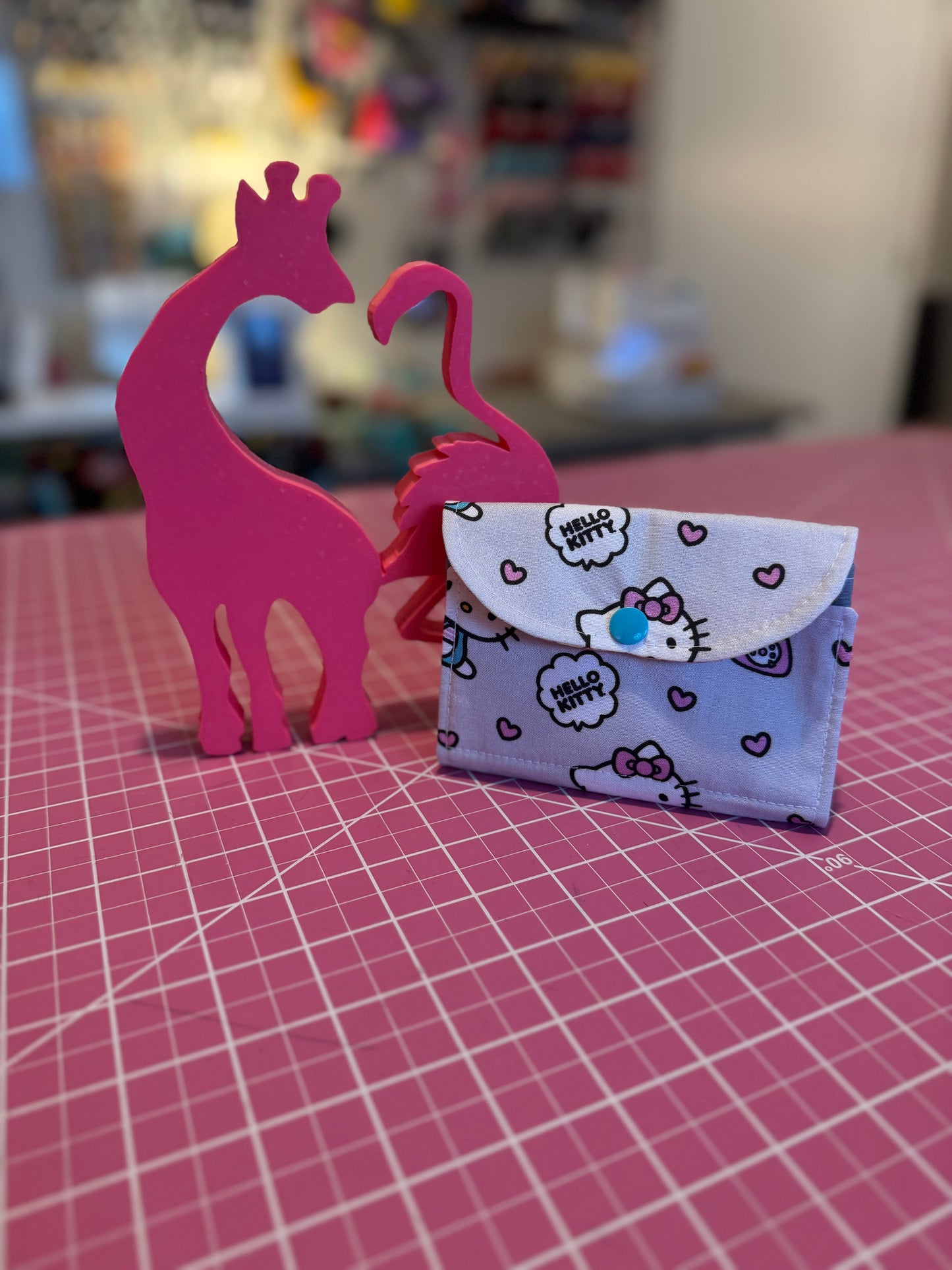 Fabric Wallet - Hello Kitty