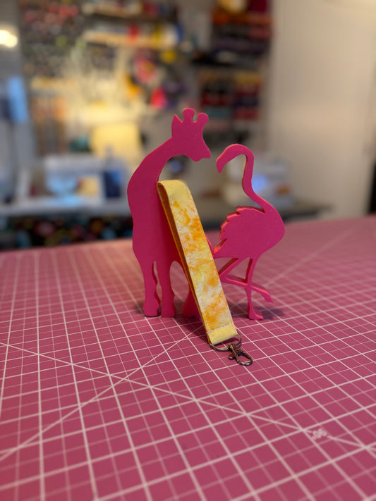 Wristlet Keychain - Watercolor Solids